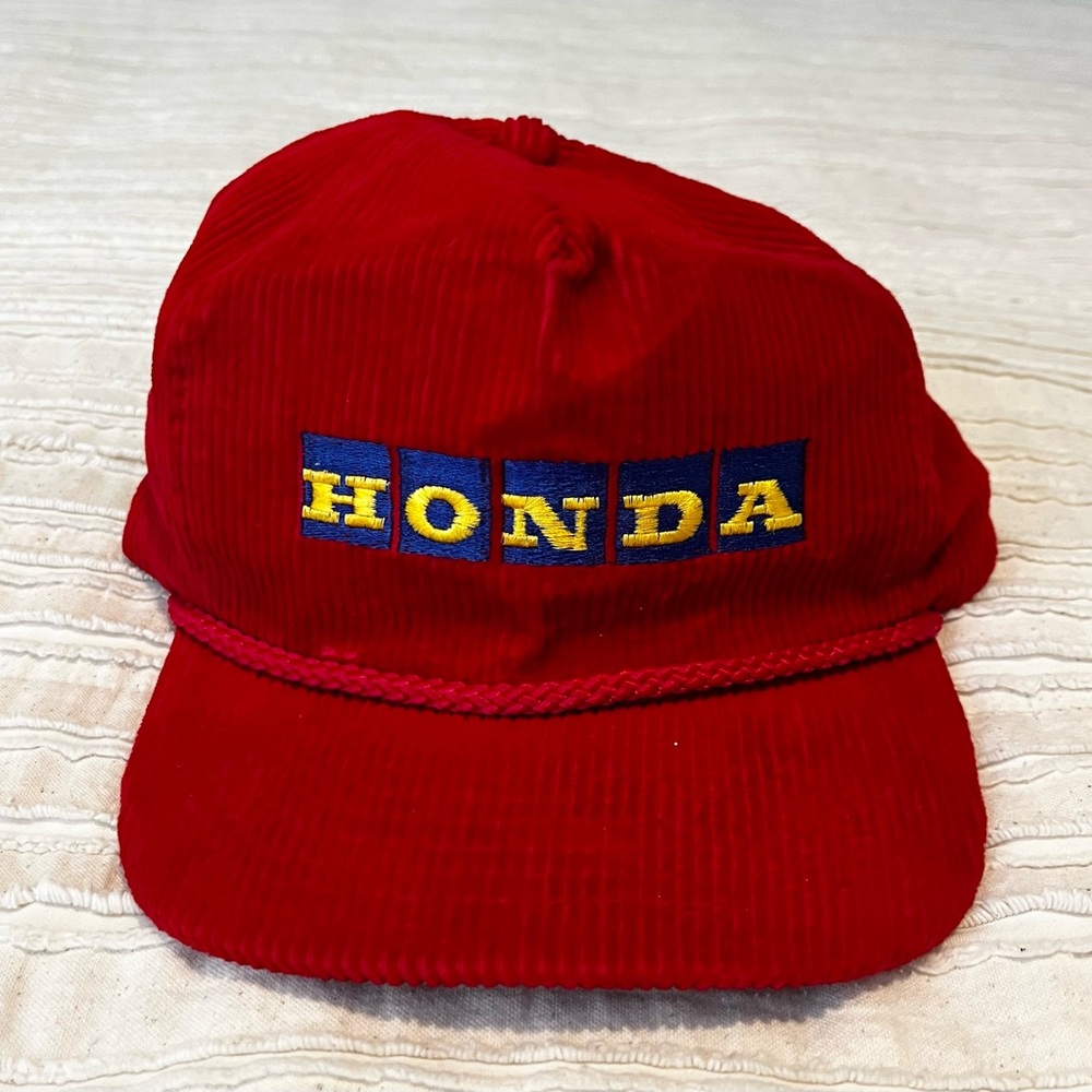 80s Vintage Honda Corduroy Hat